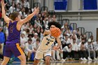 MBBall vs Emerson  Wheaton College Men's Basketball vs Emerson College is the first round of the NEWMAC Basketball Championships. - Photo By: KEITH NORDSTROM : Wheaton, basketball, NEWMAC MBBall2024